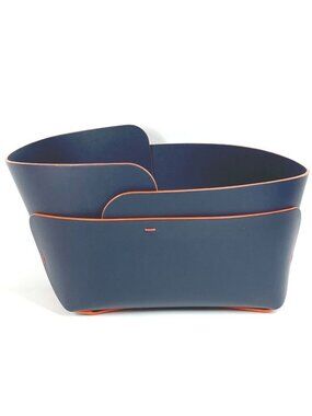 Louis Vuitton Object Overlay Bowl Leather Navy